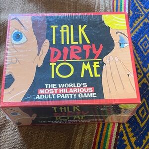 Talk Dirty To Me Adult Party Game - Black & Red Box